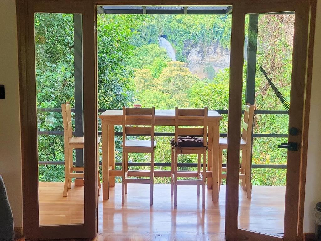 Balkón nebo terasa v ubytování Cascada Elysiana