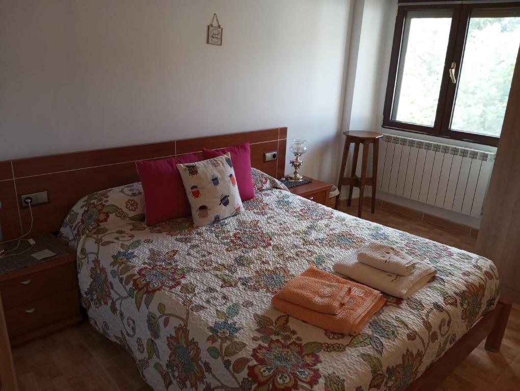 Postel nebo postele na pokoji v ubytování Maittia-Larraona