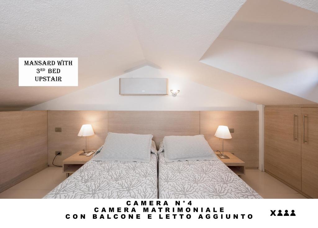 Postel nebo postele na pokoji v ubytování Affittacamere Lo Scoglio (Guesthouse)