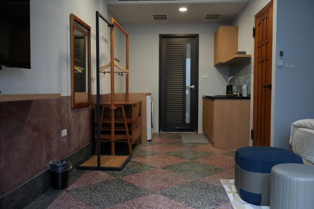 Kuchyň nebo kuchyňský kout v ubytování 璿 旅 Syuan Hotel