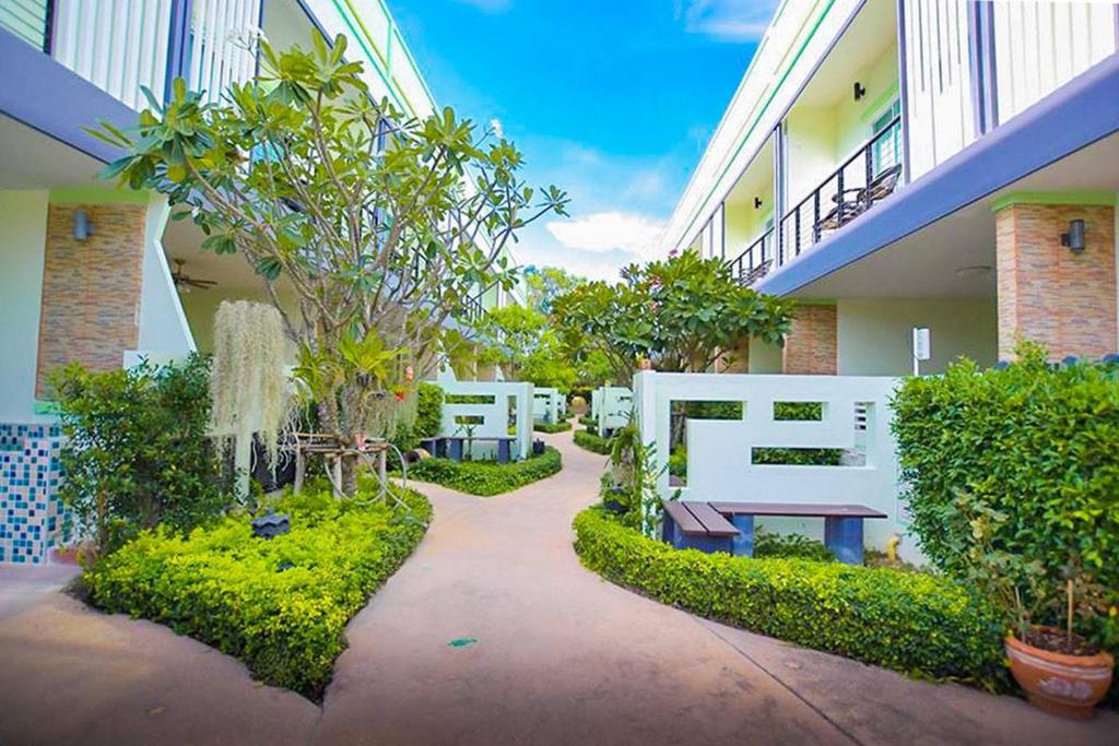 Zahrada ubytování Baan Noppadol Hua Hin Resort