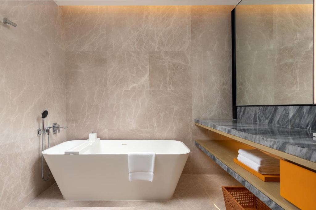 Koupelna v ubytování Zhuhai Marriott Hotel Jinwan