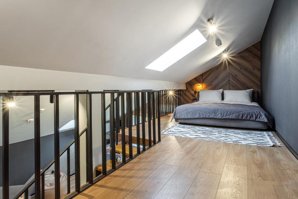 Postel nebo postele na pokoji v ubytování Didukh Eco Hotel&Spa