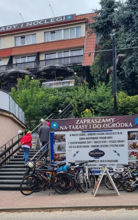 Jízda na kole v ubytování Gościniec Skolimówka Restauracja i pokoje ze śniadaniem na Kaszubach nebo okolí