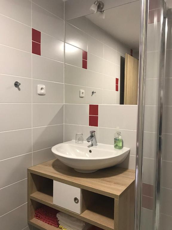 Koupelna v ubytování Loučná - Apartmán Daňovi