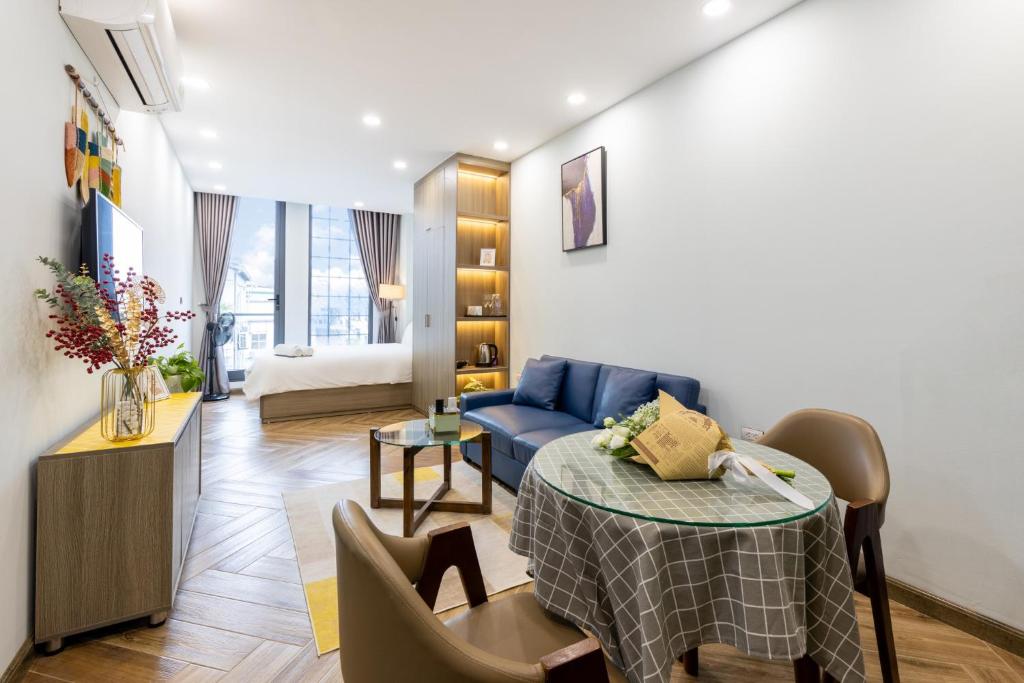 TV a/nebo společenská místnost v ubytování Westlake Emerald Suites