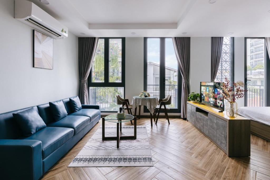 Posezení v ubytování Westlake Emerald Suites