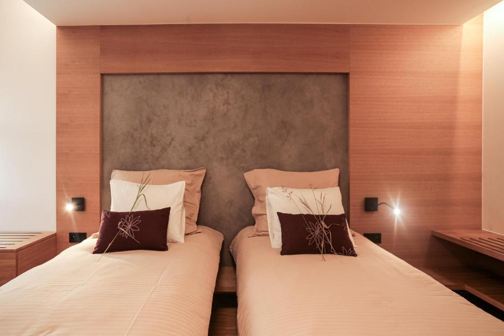 Voodi või voodid majutusasutuse Pár pokojů microhotel toas