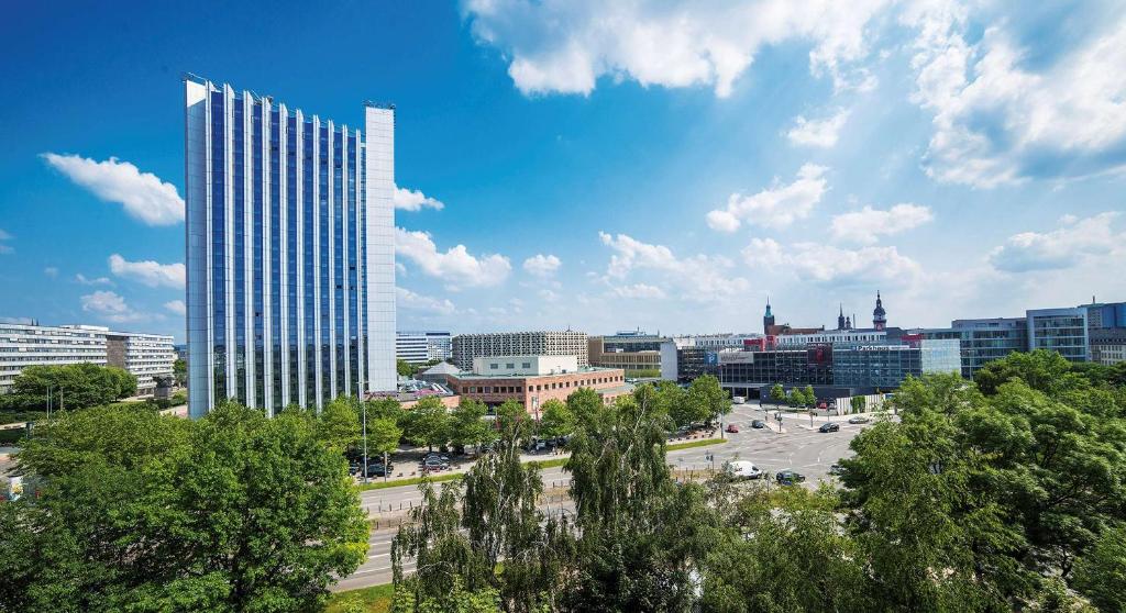 Nespecifikovaný výhled na destinaci Chemnitz (Saská Kamenice) nebo výhled na město při pohledu z hotelu