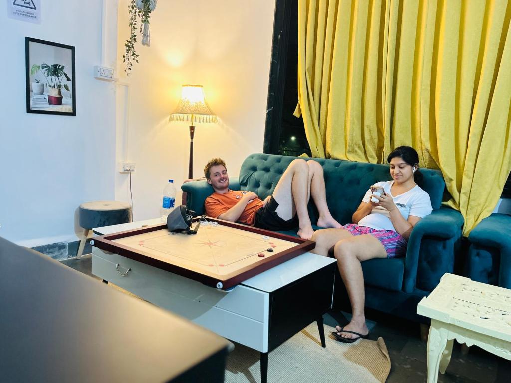 Posezení v ubytování Hostell One - A complete backpacker & Coworking Hub