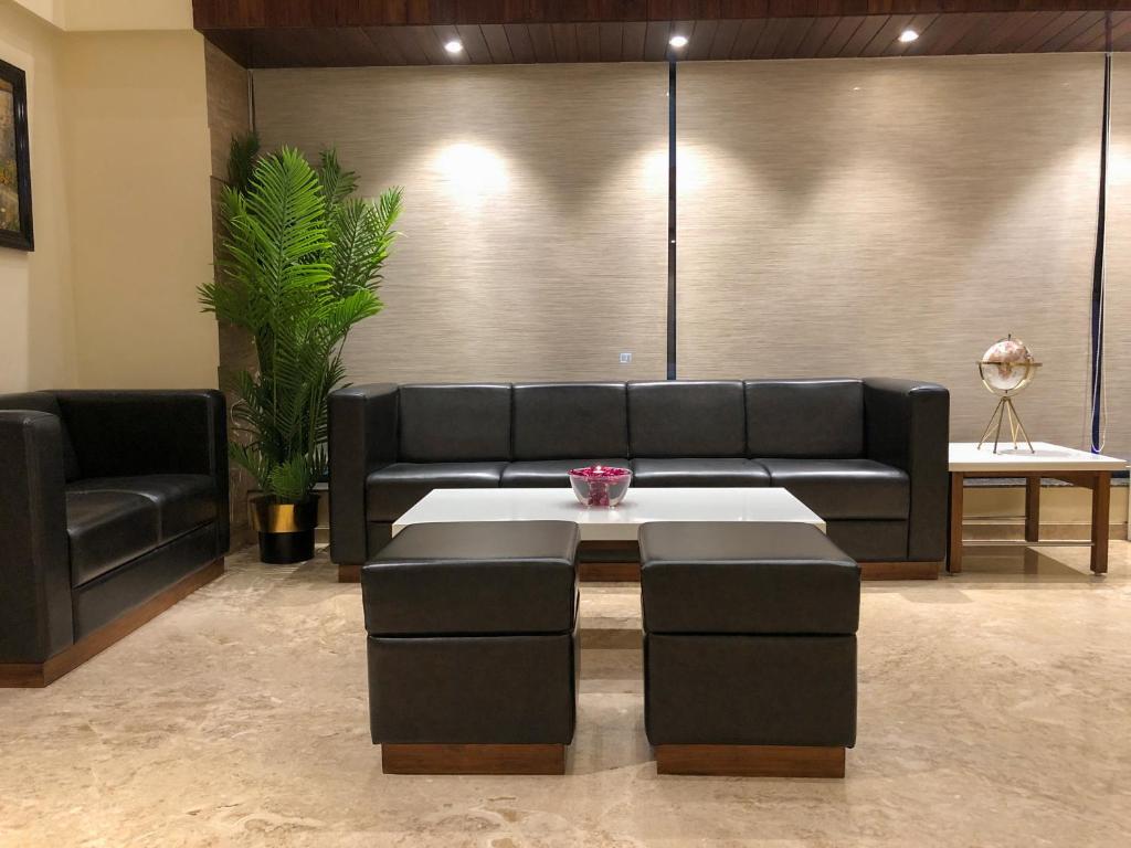 Posezení v ubytování Hotel Virgo Sumeru