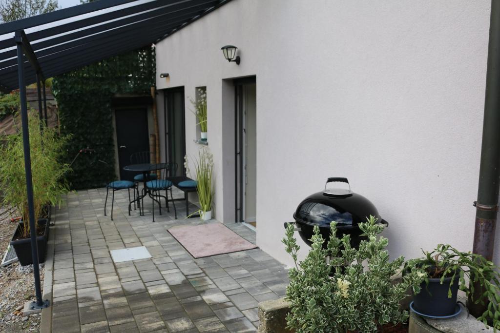 Patio nebo venkovní prostory v ubytování Ljubljana's secret place
