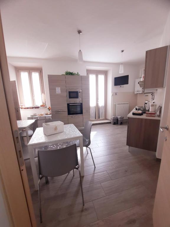 Kuchyň nebo kuchyňský kout v ubytování B&B Solimo