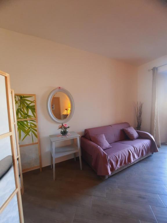 Posezení v ubytování B&B Solimo