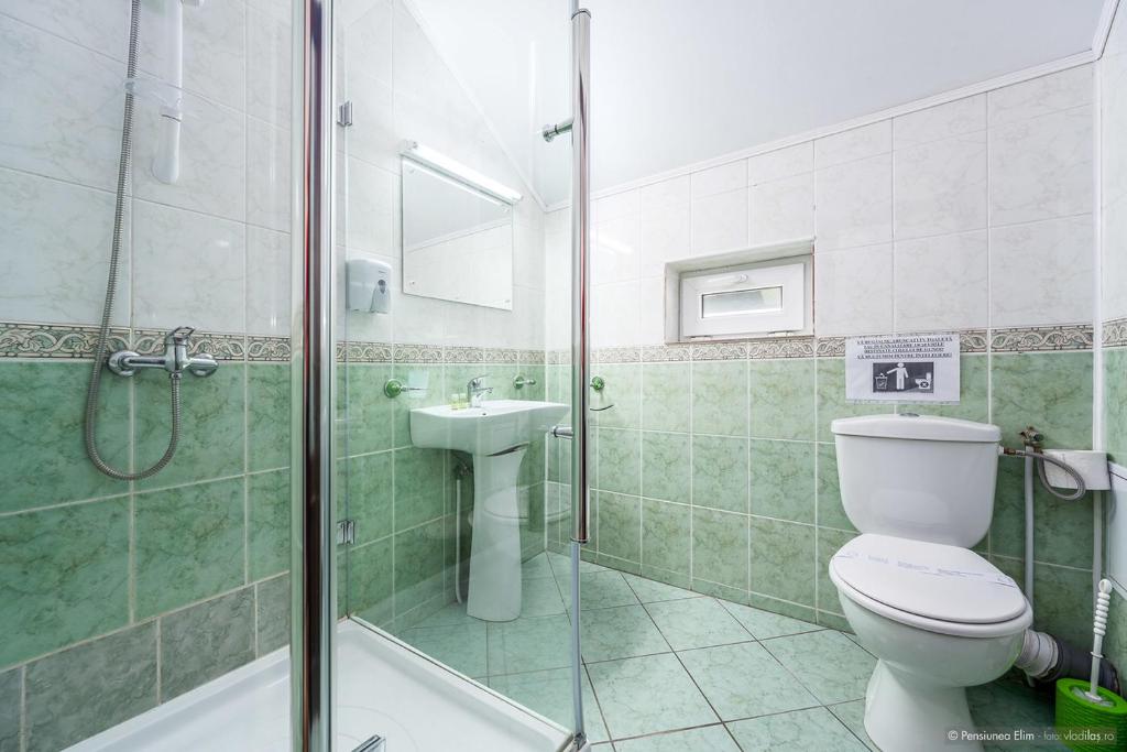 Koupelna v ubytování Elim Residence