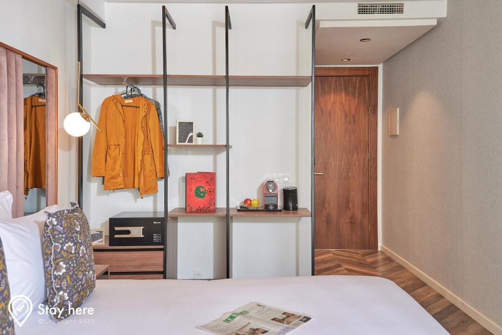 Kuchyň nebo kuchyňský kout v ubytování Stayhere Rabat - Agdal 4 - Hotel