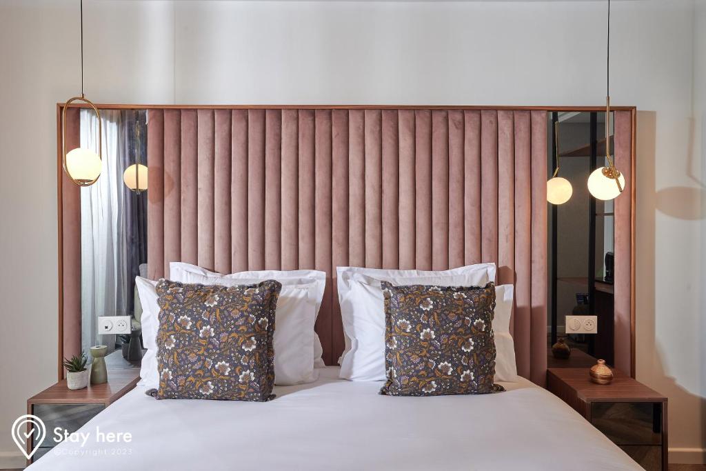 Postel nebo postele na pokoji v ubytování Stayhere Rabat - Agdal 4 - Hotel