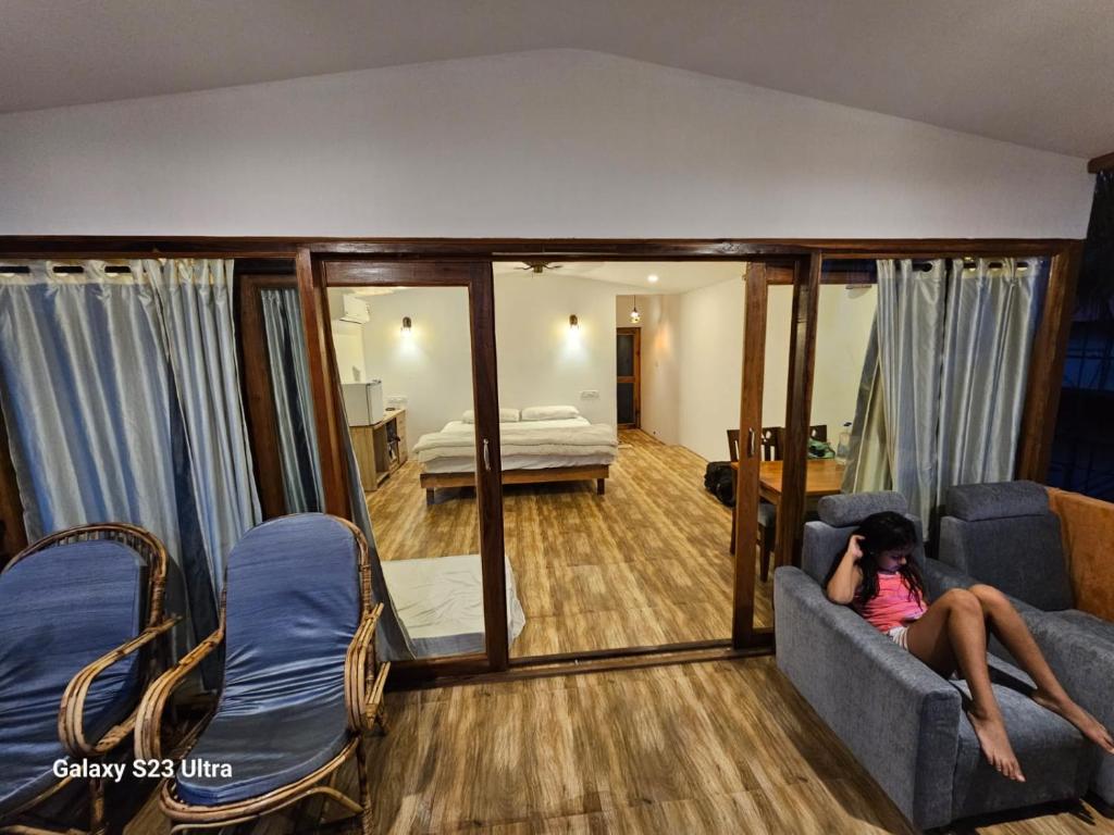 Posezení v ubytování Agonda Beach Villa
