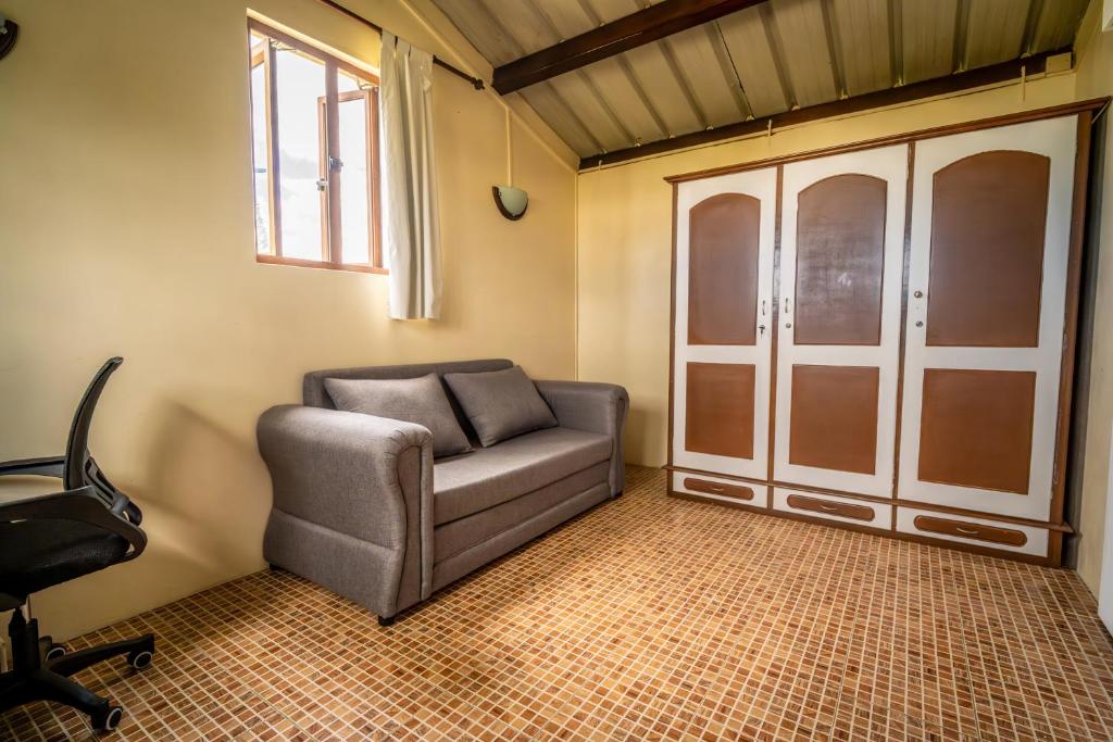 Posezení v ubytování Charming Condo