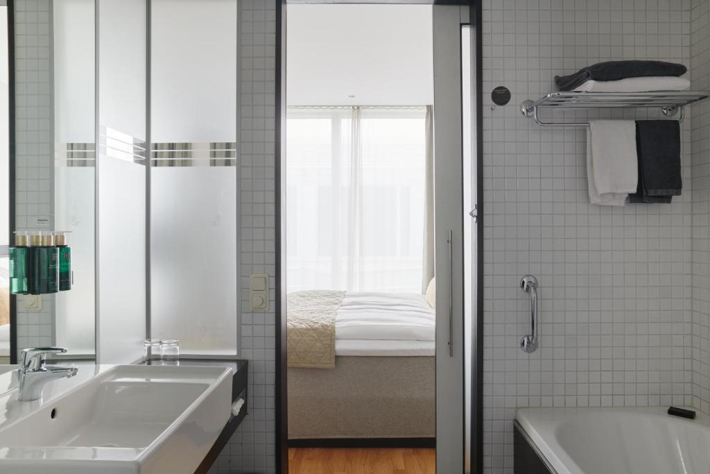 Koupelna v ubytování Clarion Hotel Stockholm