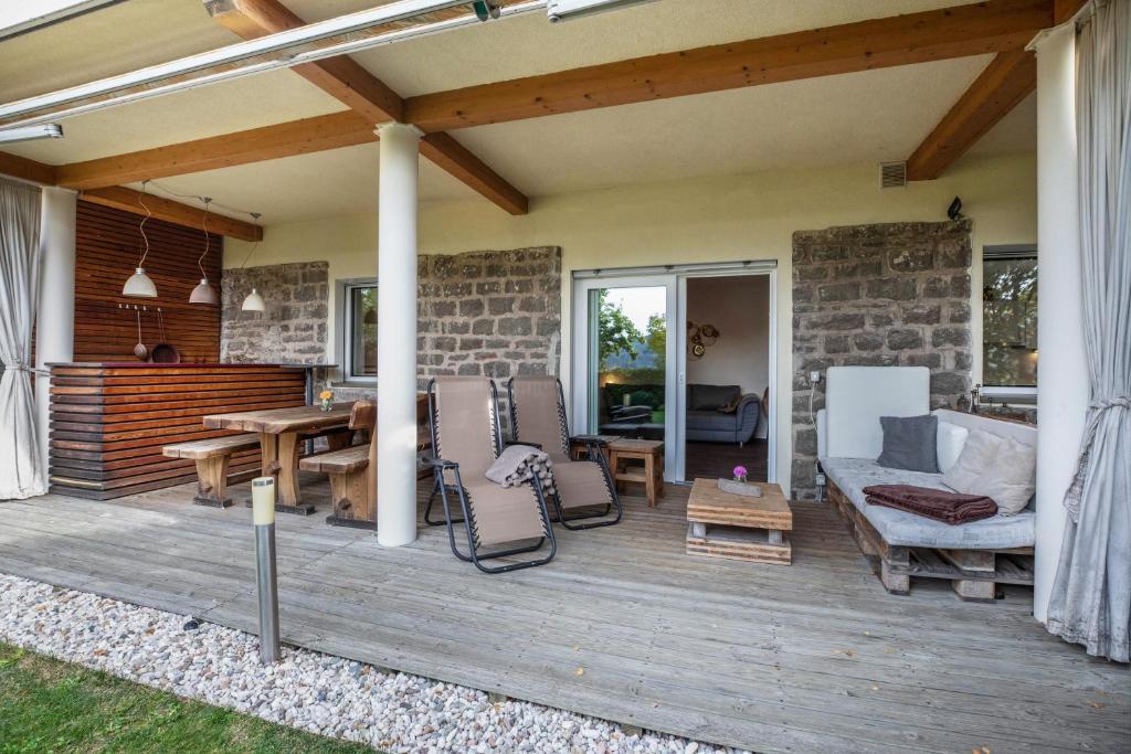 Posezení v ubytování Appartement Obkircher
