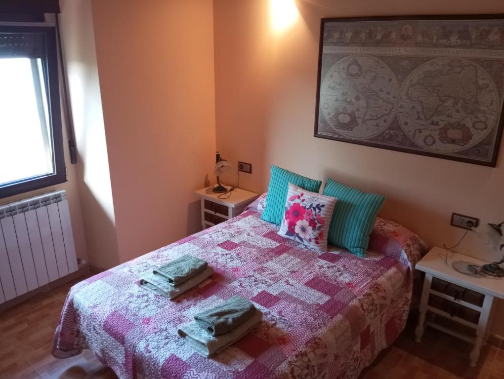 Postel nebo postele na pokoji v ubytování Maittia-Larraona