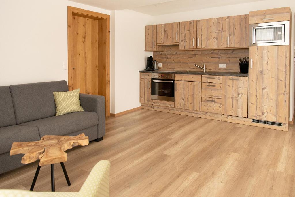 Kuchyň nebo kuchyňský kout v ubytování tannberg LODGE