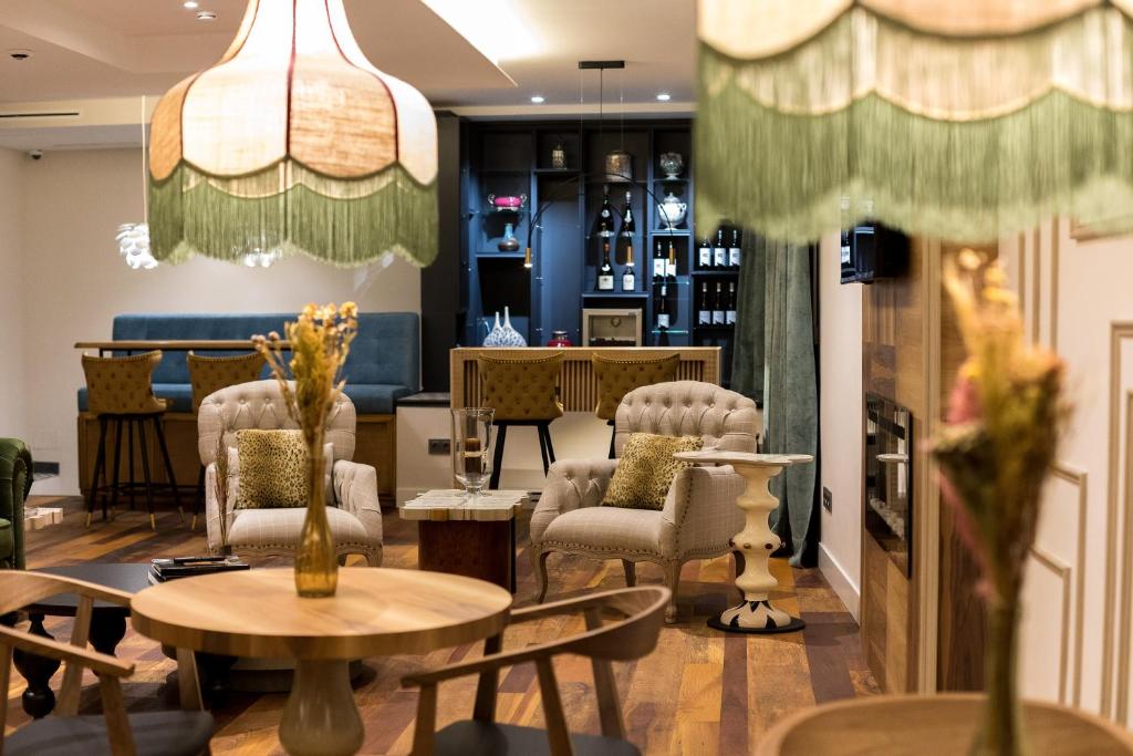 Lounge nebo bar v ubytování INFINITVM