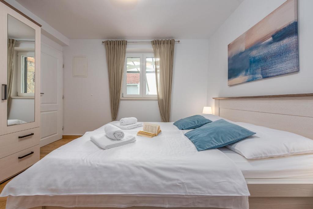 Posteľ alebo postele v izbe v ubytovaní Dalmor holiday house