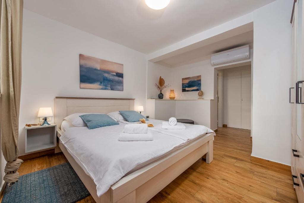 Posteľ alebo postele v izbe v ubytovaní Dalmor holiday house