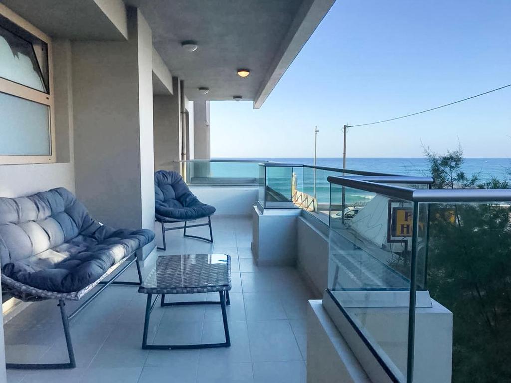 Balkón alebo terasa v ubytovaní Freedom Apartment Rethymno