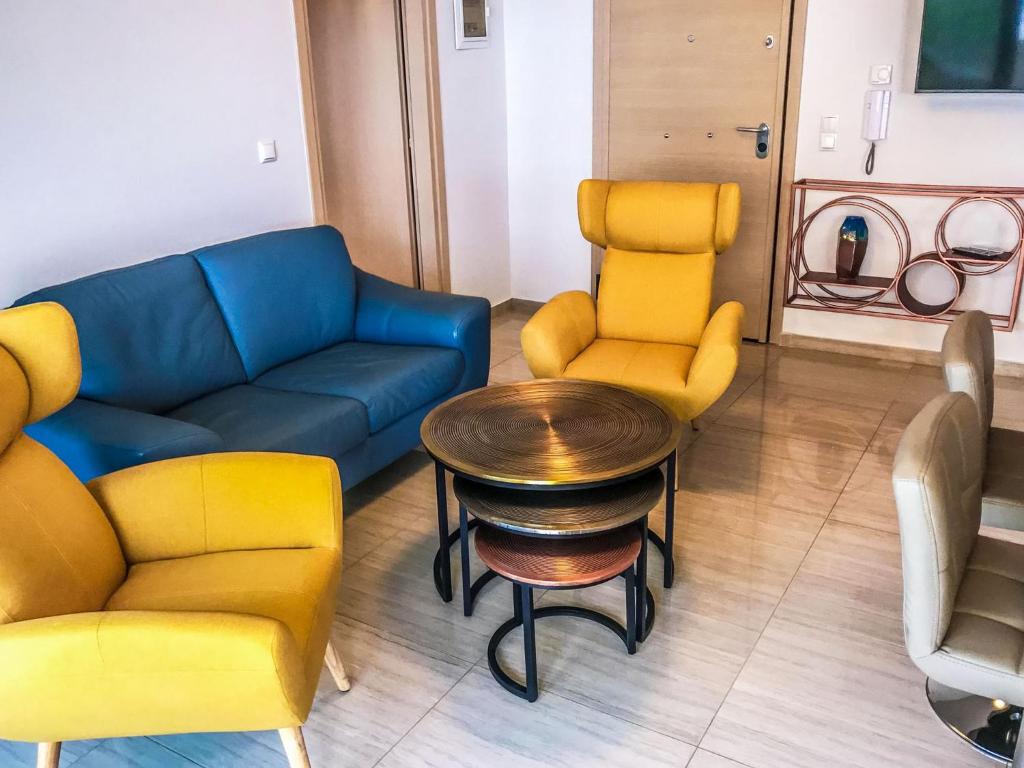 Posedenie v ubytovaní Freedom Apartment Rethymno
