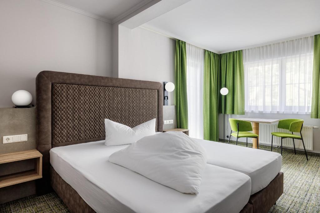 Postel nebo postele na pokoji v ubytování Alpenaussicht