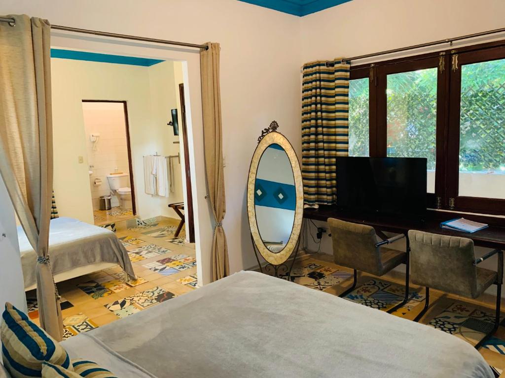 Letto o letti in una camera di Hotel Boutique Casa Sánchez