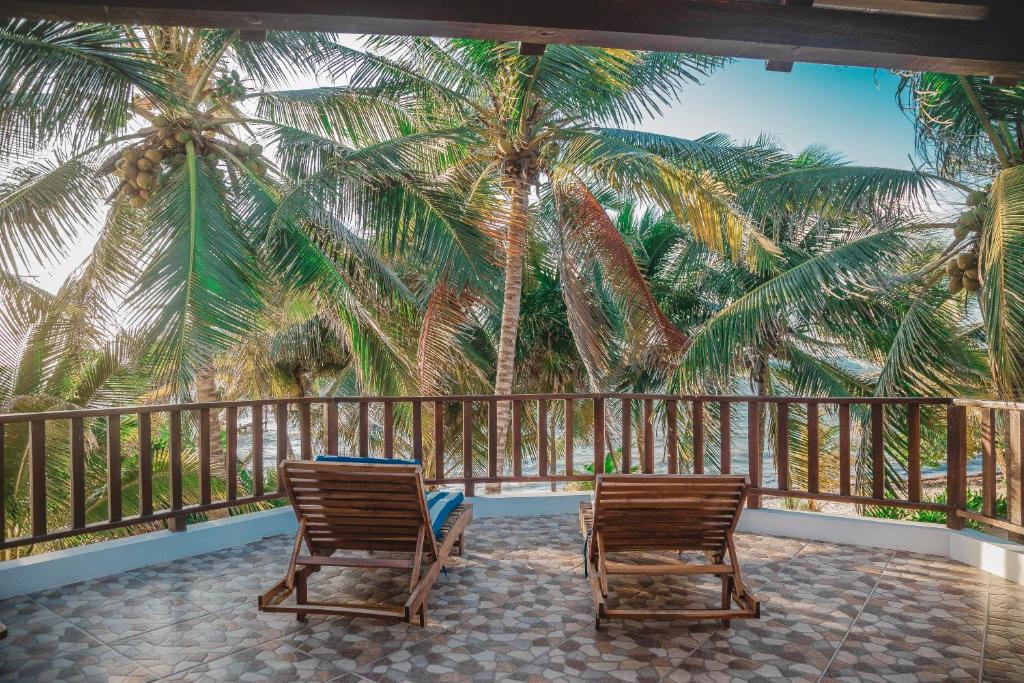 Casa Colibrí Tankah - Çift Kişilik Oda - Balkonlu Ve Deniz Manzaralı