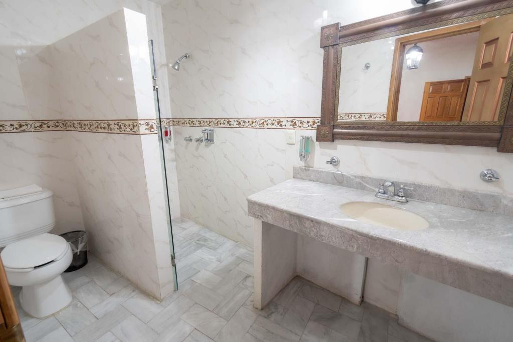 Koupelna v ubytování Hotel Rincon de Josefa