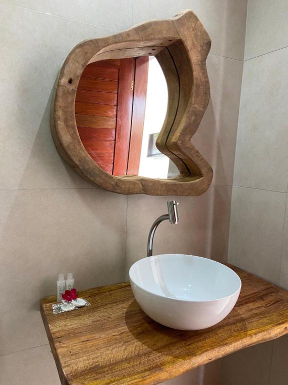 Ένα μπάνιο στο Pousada Canouan