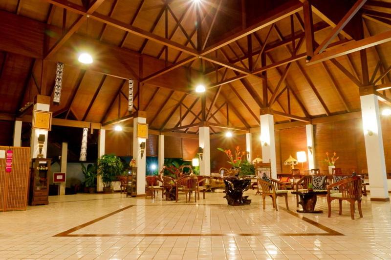 Restaurace v ubytování Teak Garden Resort, Chiang Rai