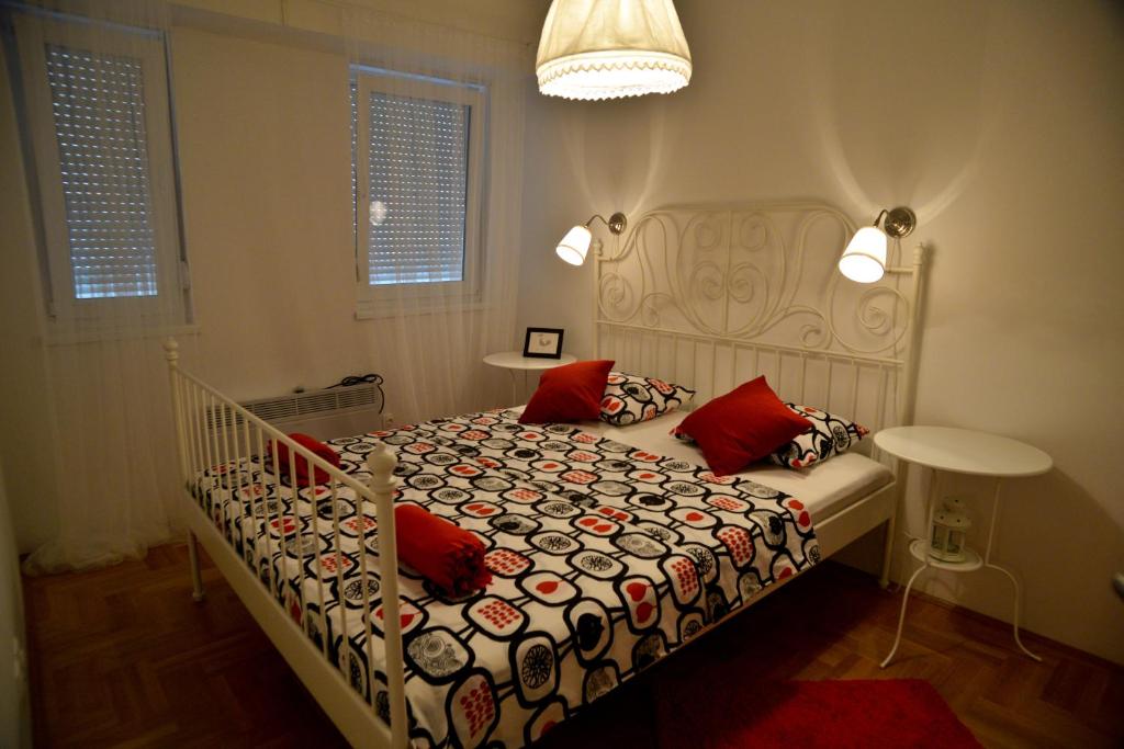 Posteľ alebo postele v izbe v ubytovaní Golden Gate Apartment Zadar