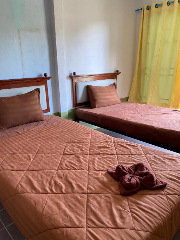 Postel nebo postele na pokoji v ubytování Bansuan Inthanon Eco Resort