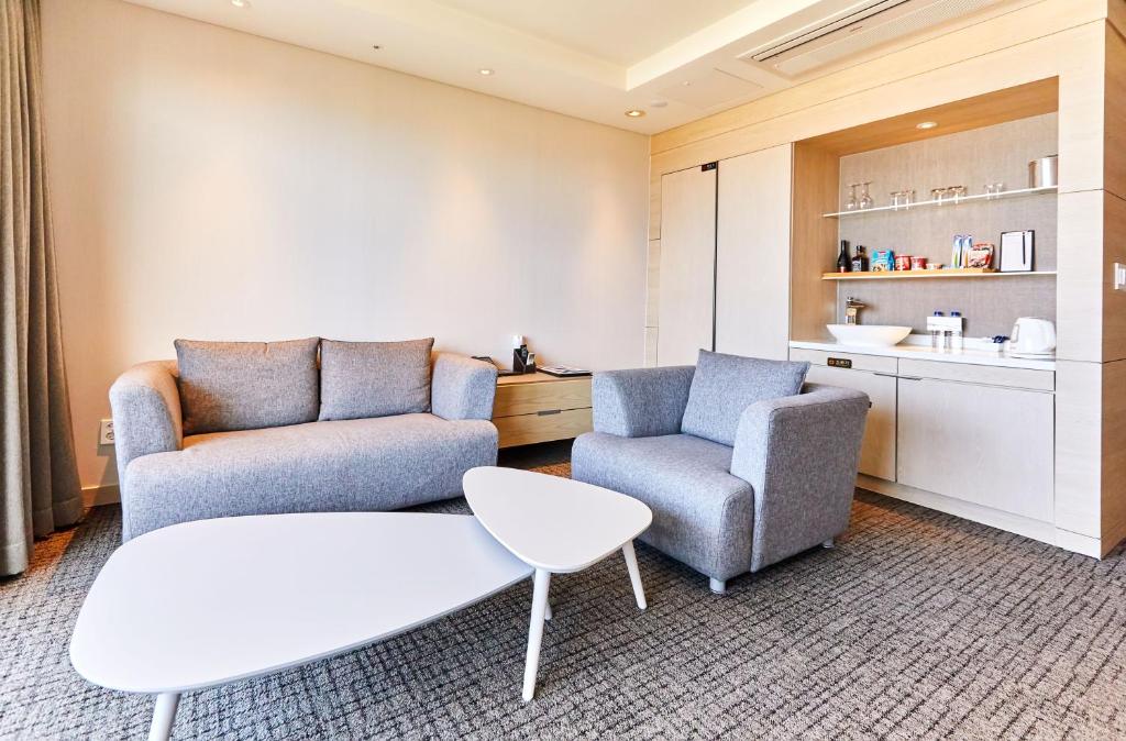 Sol Beach Yangyang - Hôtel Deluxe Suite - Twin Room (sans Kitchenette)