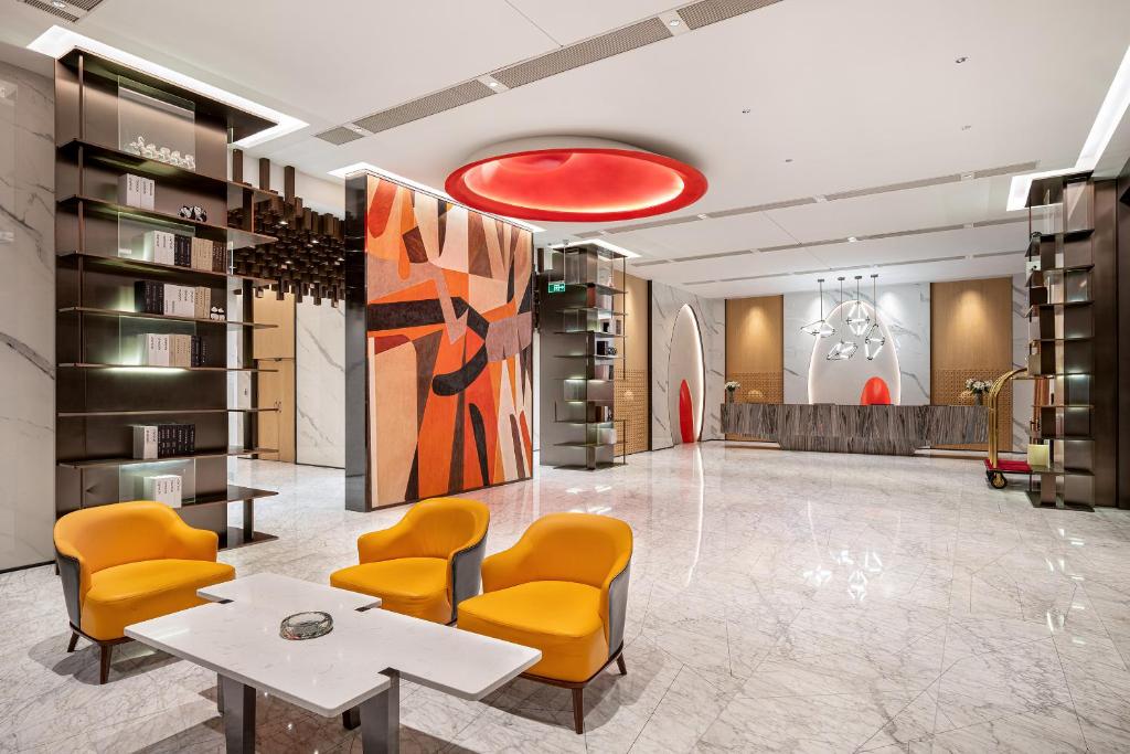 Area soggiorno di Qin Huang Yong An Boutique Hotel
