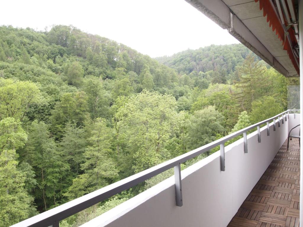 Балкон или терраса в Ferienwohnung GrünWald