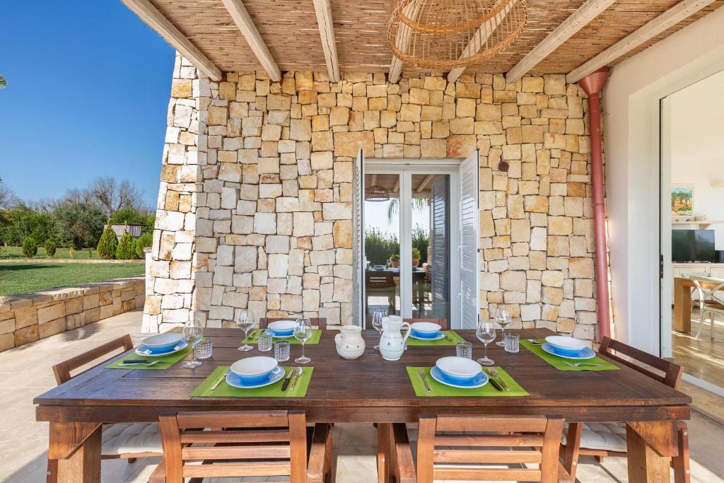 Balkón nebo terasa v ubytování La Serrazza by Perle di Puglia