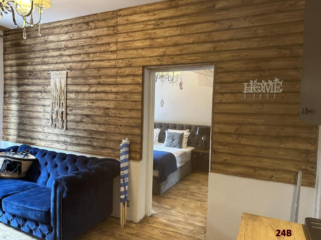 Postel nebo postele na pokoji v ubytování Pensjonat u Babci