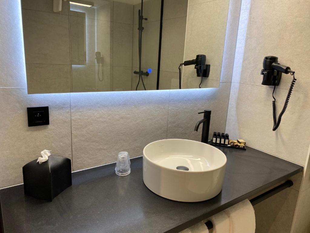 Koupelna v ubytování Bremberg Hotel