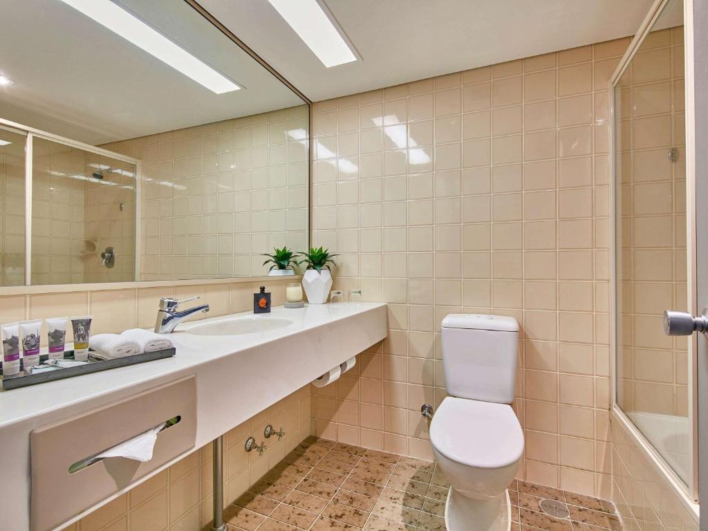 Koupelna v ubytování Mercure Perth