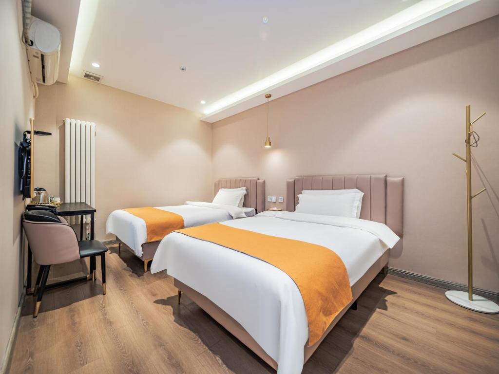 Wutong ins Designer Hotel - Habitación Doble Con Dos Camas Dobles