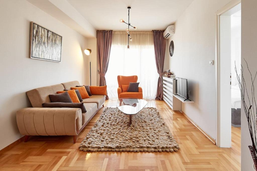 Posezení v ubytování Urban Serviced Apartments