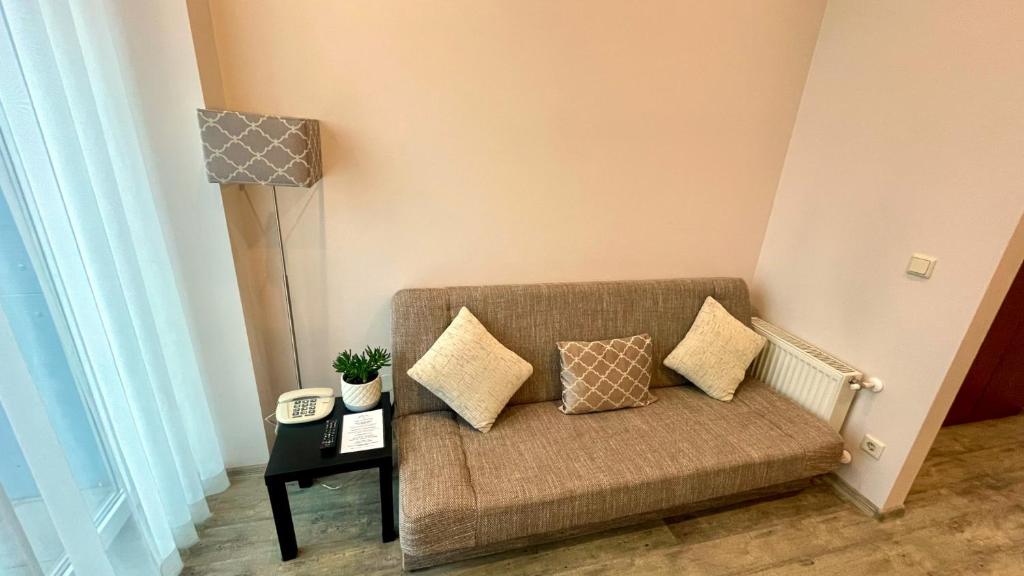 Posezení v ubytování Riga Unimars Hotel